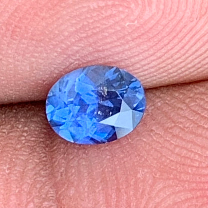 Blue Sapphire Oval 0.80 Ct Natural Heated Only Loose Gemstone from Sri Lanka
