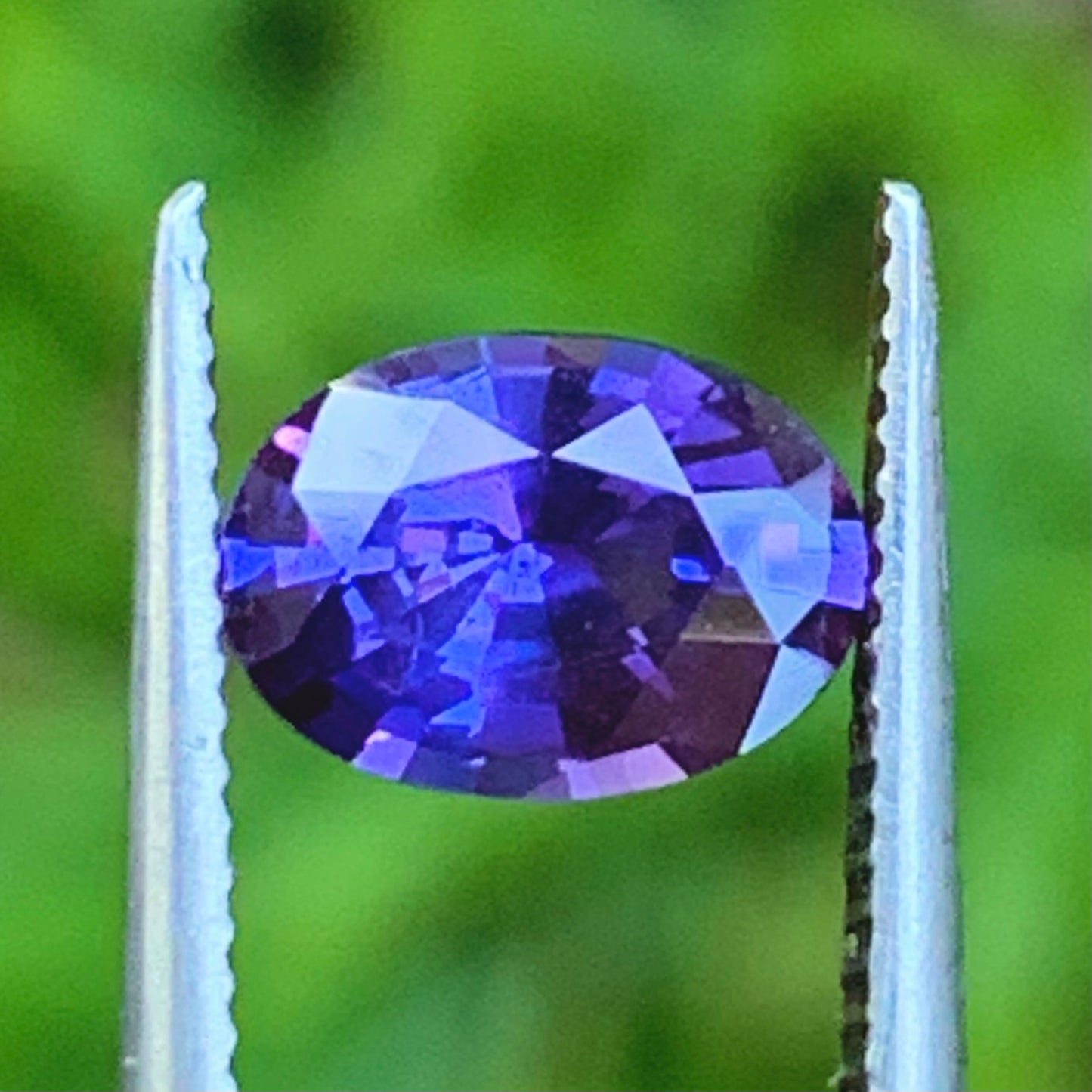 Unheated Lavender Sapphire Certified Oval 1.08 Ct Natural Loose Gemstone