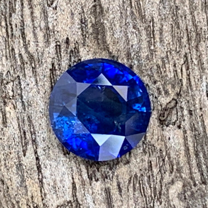 Blue Sapphire 7.3 mm Round 1.93 Ct Natural Loose Gemstone For Jewelry Making