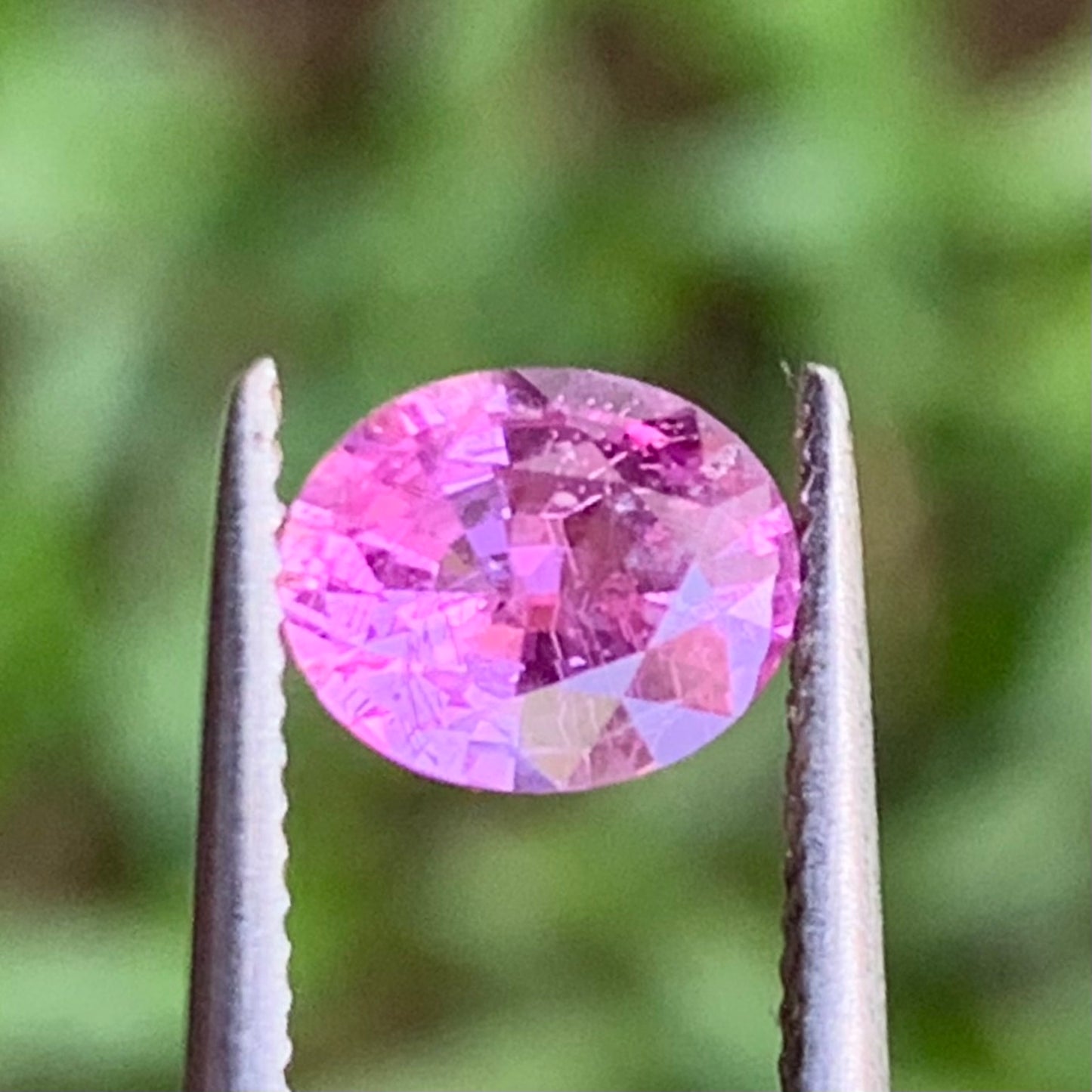 Pink Sapphire Oval 0.87 Ct Natural Loose Gemstone For Jewelry Making