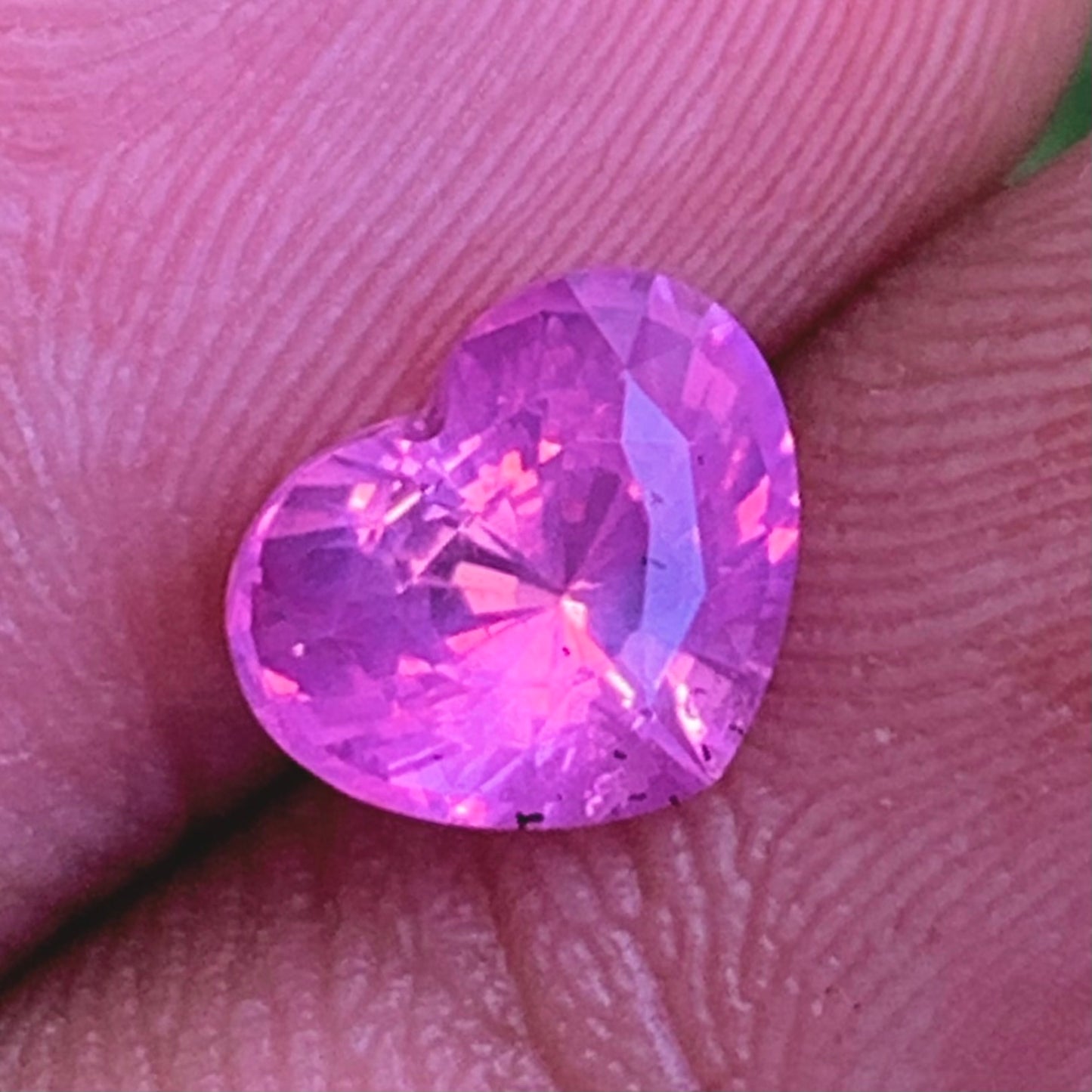 Unheated Pink Sapphire Heart 1.72 Ct Natural Loose Gemstone
