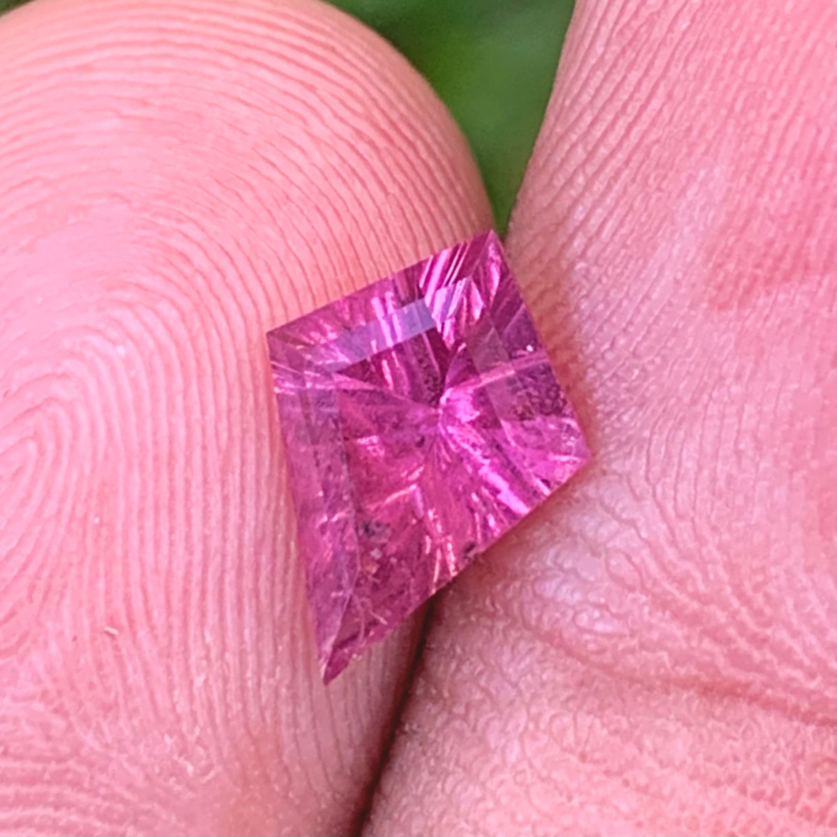 Pink Garnet Concave Fantasy Cut 1.10 Ct Kite Natural Loose Gemstone