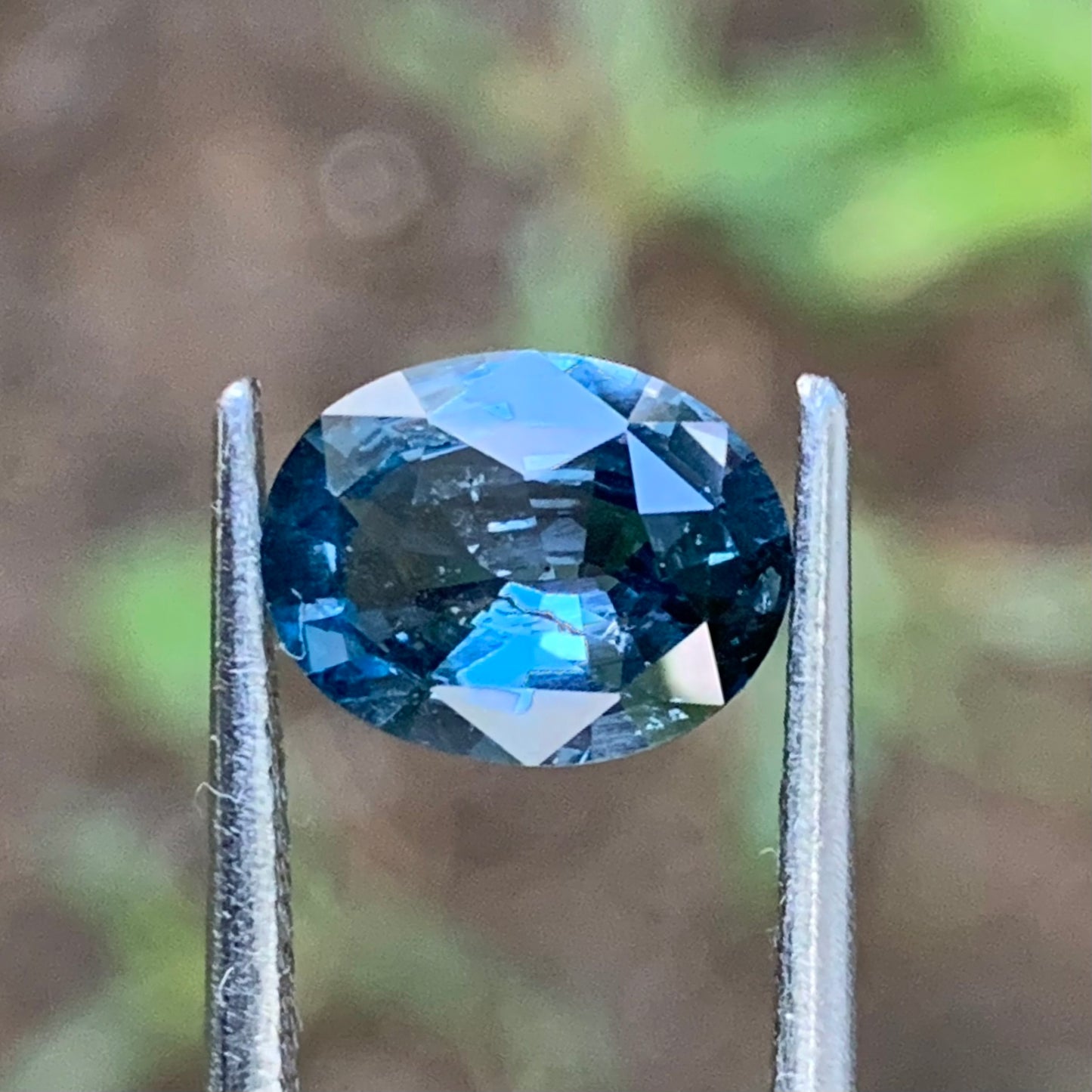 Teal Blue Spinel Oval 1.89 Ct Natural Loose Gemstone From Sri Lanka