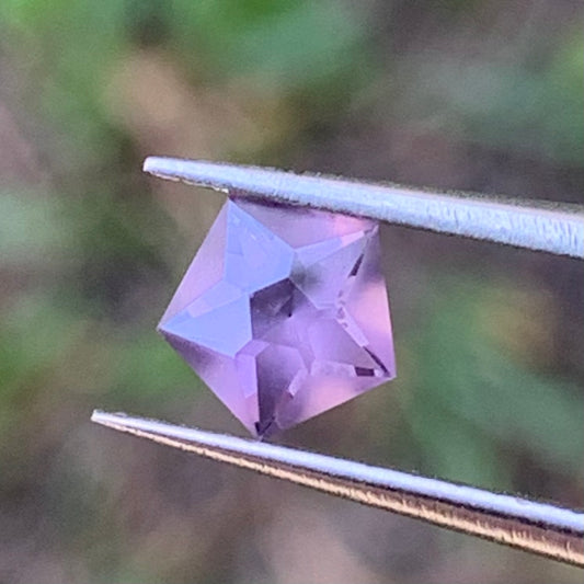 Lavender Spinel Star Cut Pentagon 0.58 Ct Natural Loose Gemstone For Jewelry Making 💎✨
