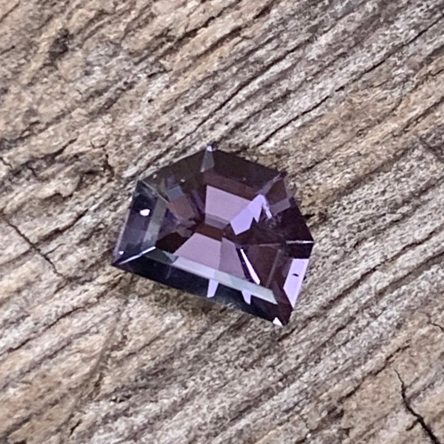 Deep Purple Spinel Fancy Cut 0.56 Ct Natural Loose Gemstone for Jewelry Making