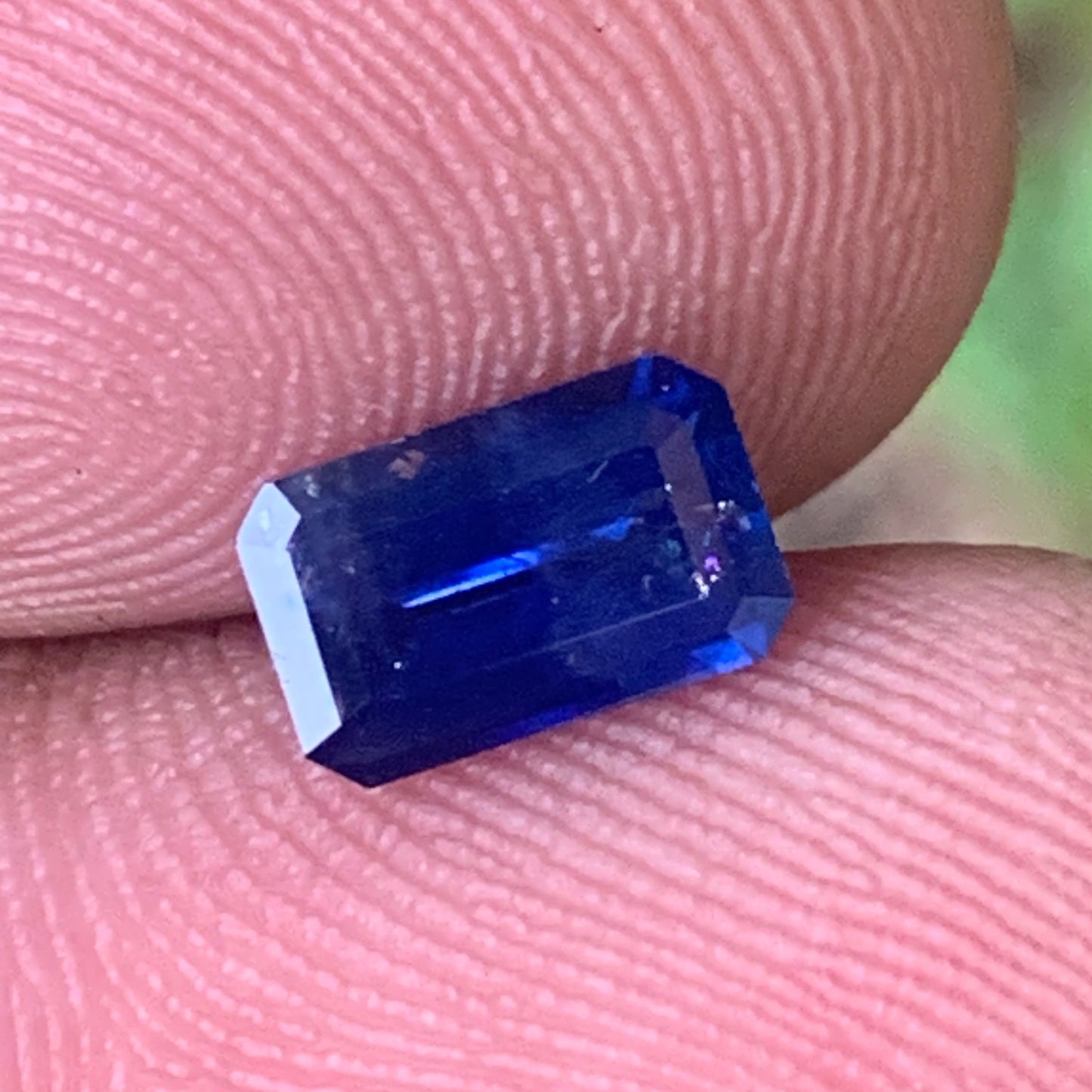 Blue Sapphire Emerald Cut 1.43 Ct Natural Loose Gemstone For Jewelry Making