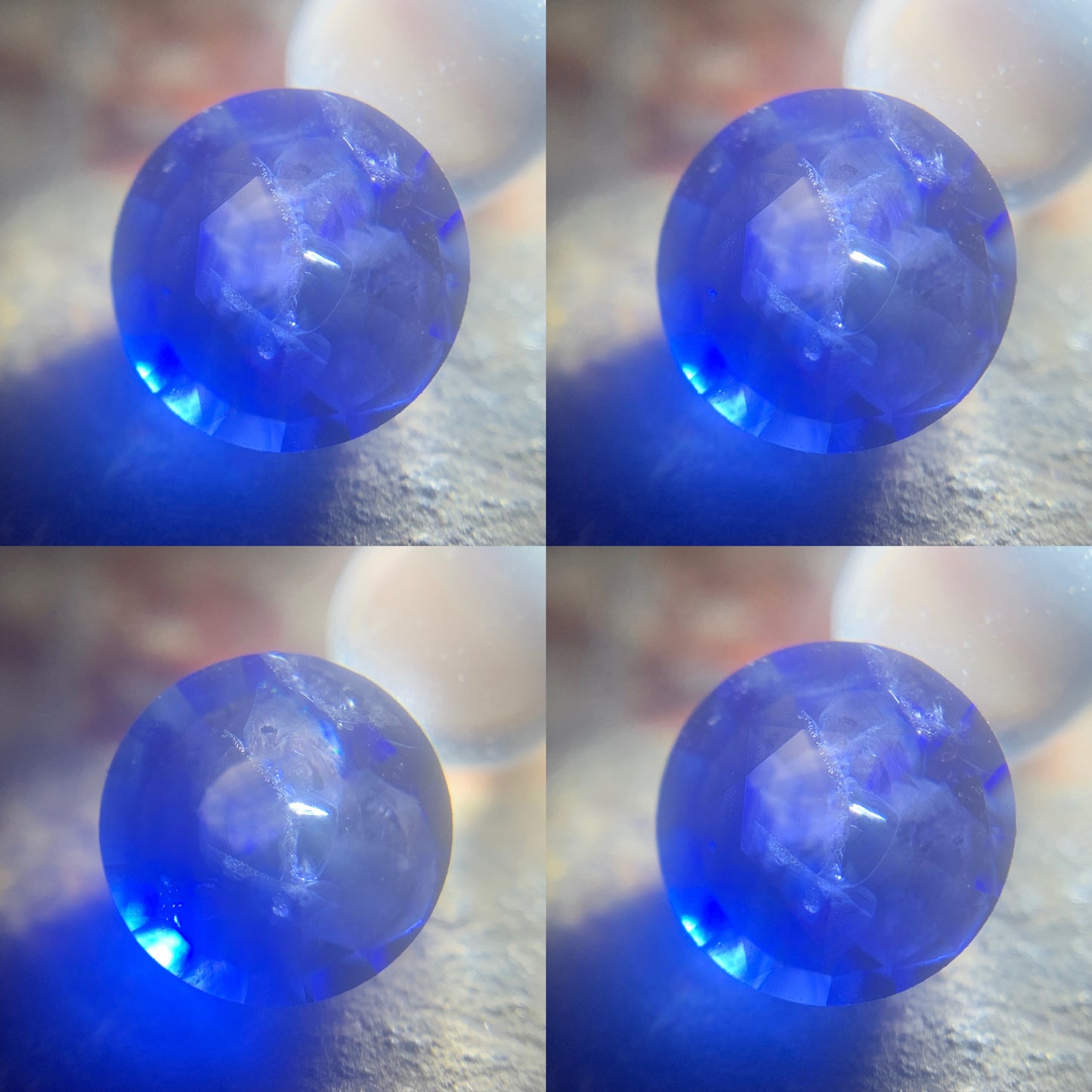 Blue Sapphire 5.8 mm Round Heated Only 0.8 Ct Natural Loose Gemstone