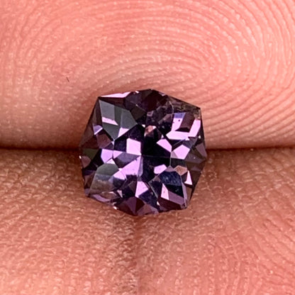 Purple Spinel Octagonal Flower 1.30 Ct Creative Cut Loose Gemstone