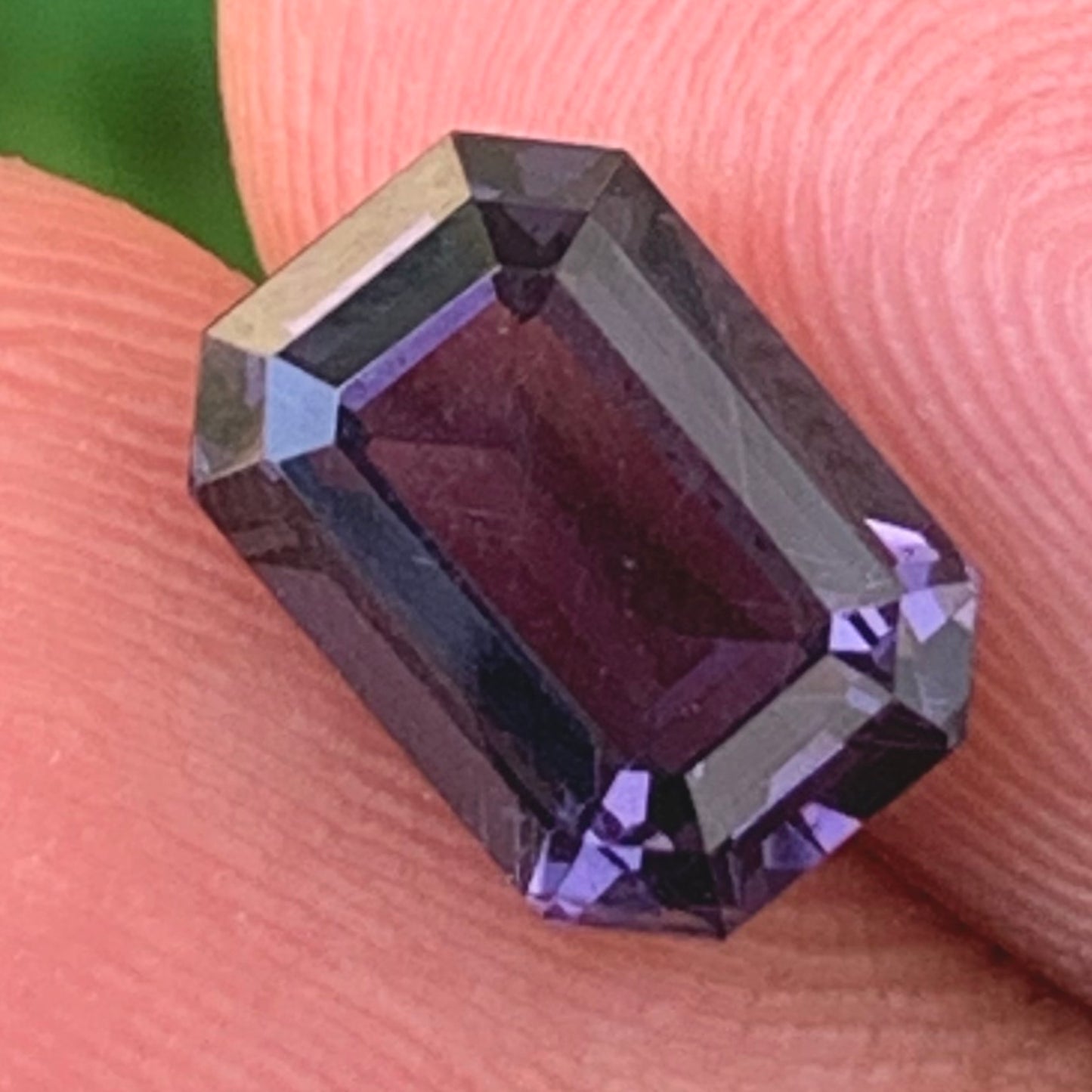 Purple Spinel Emerald Cut Octagon 2 Ct Natural Loose Gemstone