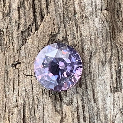 Lavender Spinel Round 6.3 mm / 1.2 Ct Natural Loose Gemstone For Jewelry Making