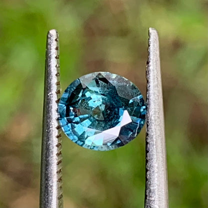 Teal Blue Spinel Oval 1.05 Ct Natural Loose Gemstone for Jewelry Making