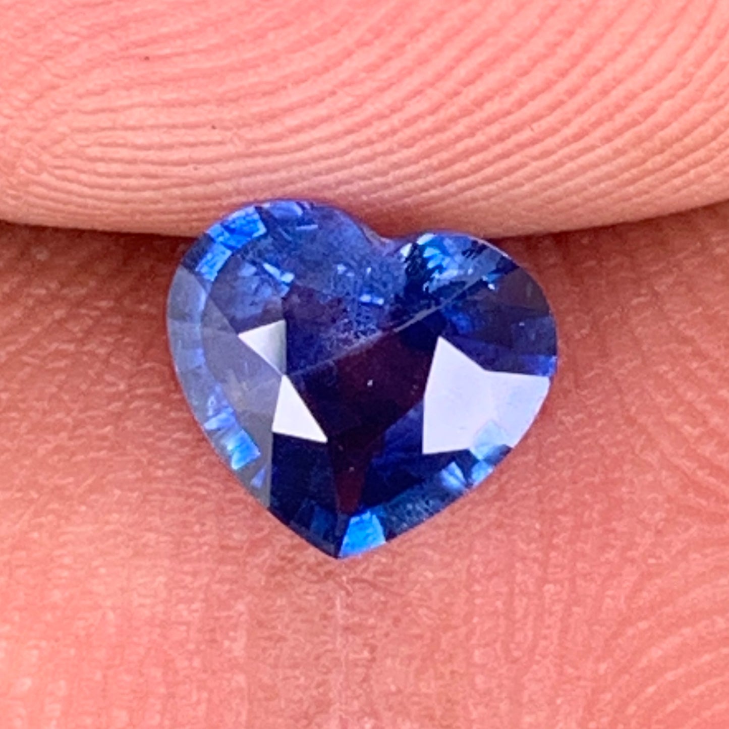 Blue Sapphire Heart 0.95 Ct Natural Loose Gemstone For Jewelry Making 💎✨