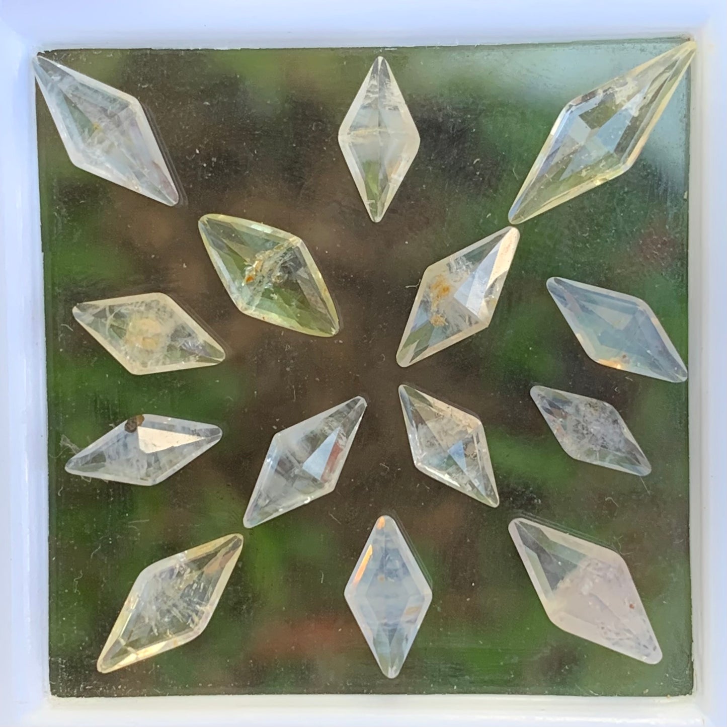 Salt and Pepper Sapphire & Yellow Sapphire Crystal Kites Wholesale Parcel of 8.71 Ct / 14 Stones Natural Unheated Loose Gemstones