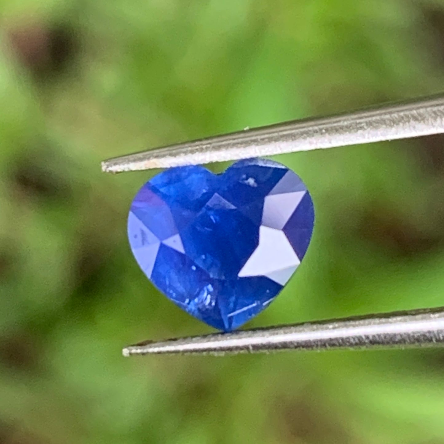 Hazy Blue Sapphire Heart 0.98 Ct Natural Loose Gemstone For Jewelry Making 💎✨