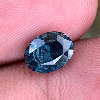 Teal Blue Spinel Oval 1.29 Ct Natural Loose Gemstone For Jewelry Making 💎✨