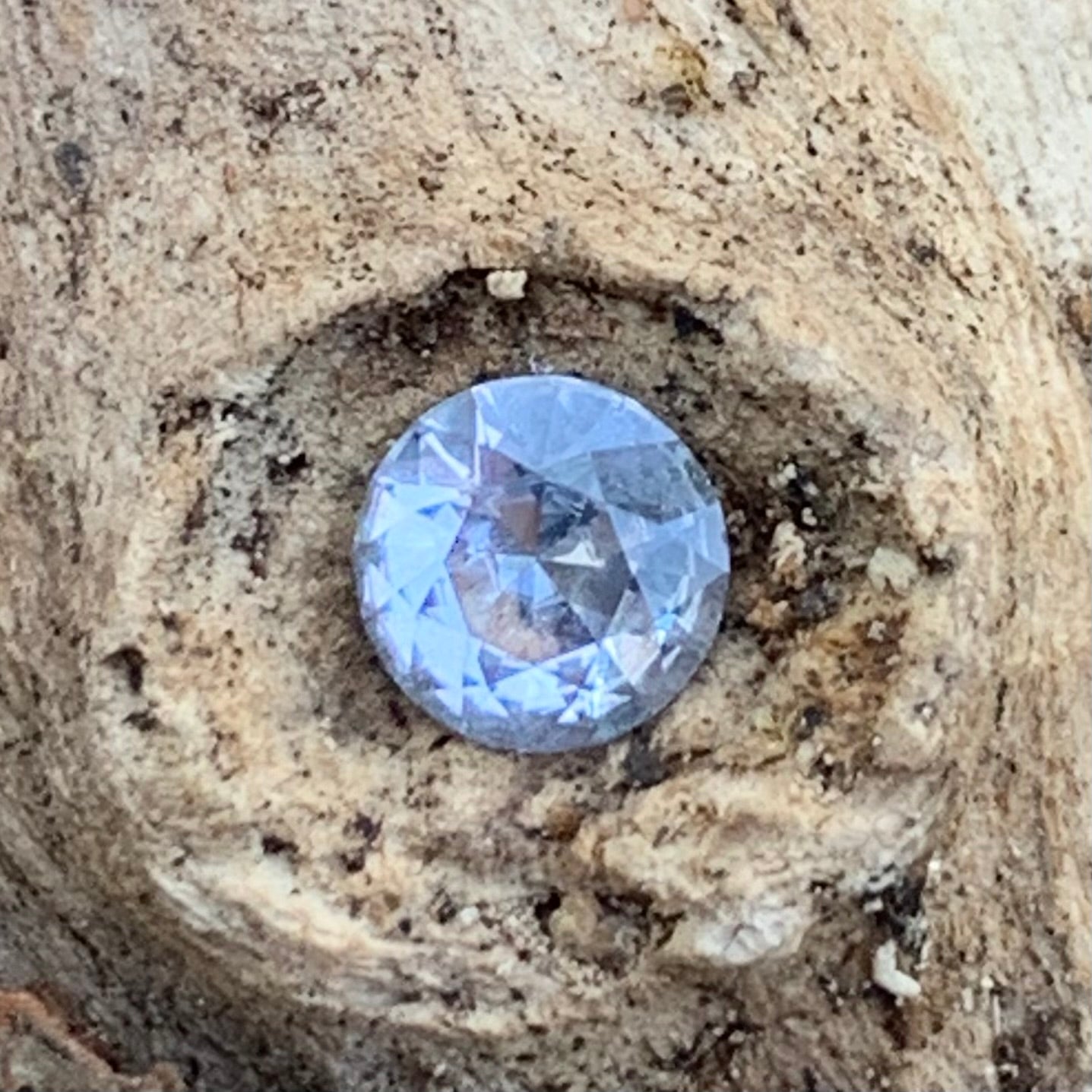 Light Blue Sapphire 4.9 mm Round 0.43 Ct Heated Only Natural Loose Gemstone For Jewelry Making