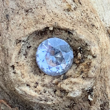 Light Blue Sapphire 4.9 mm Round 0.43 Ct Heated Only Natural Loose Gemstone For Jewelry Making