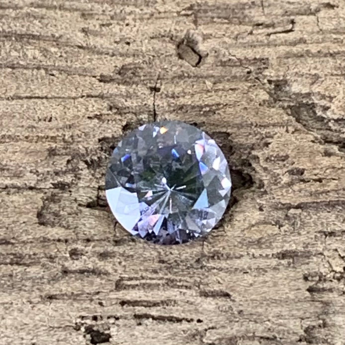Purple Spinel Flower Cut Round 5 mm / 0.53 Ct Natural Loose Gemstone from Sri Lanka