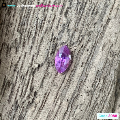 Purple Sapphire Marquise Heated Only 0.35 Ct Natural Loose Gemstone 💎✨