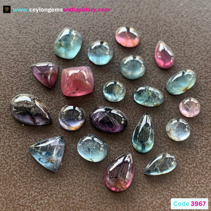 Spinel Cabochons 30 Ct / 20 Stone Natural Gem Parcel from Sri Lanka 💎✨