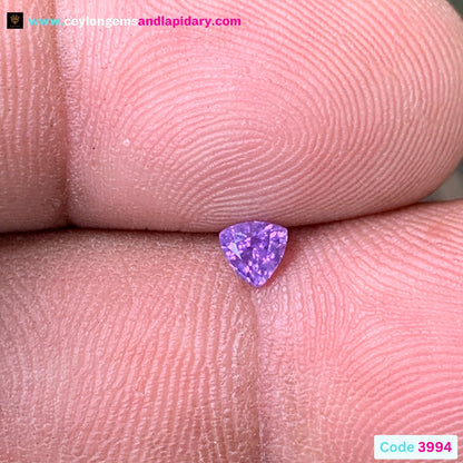 Purple Sapphire Trillion Heated Only 0.3 Ct Natural Loose Gemstone For Jewelry Making 💎✨