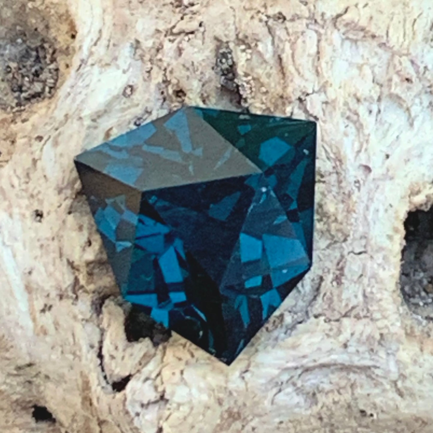 Teal Blue Spinel Shield 1.35 Ct Natural Loose Gemstone From Sri Lanka