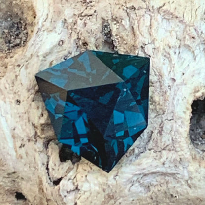 Teal Blue Spinel Shield 1.35 Ct Natural Loose Gemstone From Sri Lanka