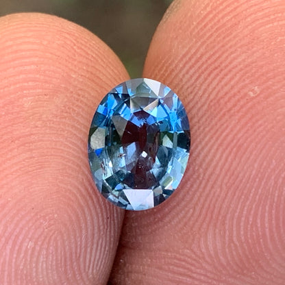 Teal Blue Spinel Oval 1.89 Ct Natural Loose Gemstone From Sri Lanka