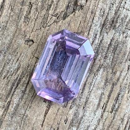 Lavender Spinel Emerald Cut Octagon 2.04 Ct Natural Loose Gemstone for Jewelry Making