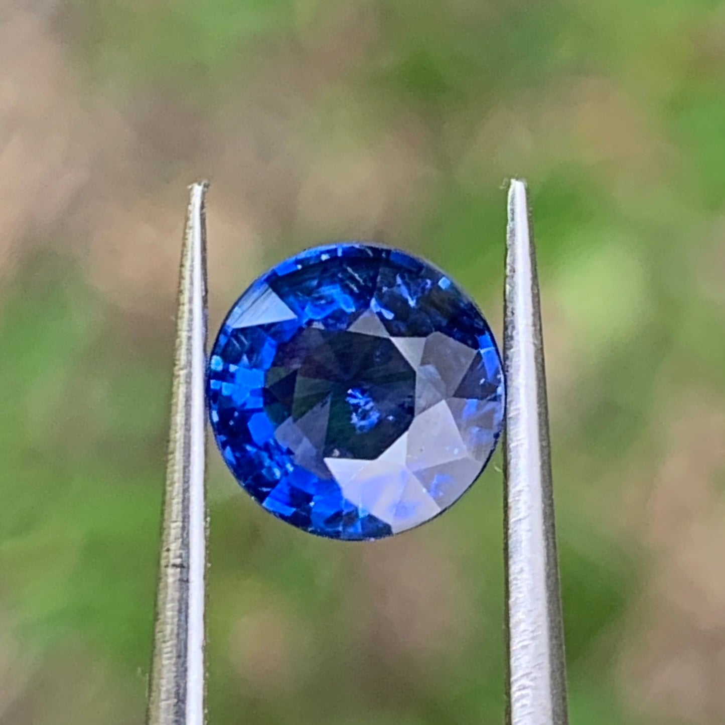 Blue Sapphire 6.5 mm Round 1.13 Ct Natural Loose Gemstone For Jewelry Making
