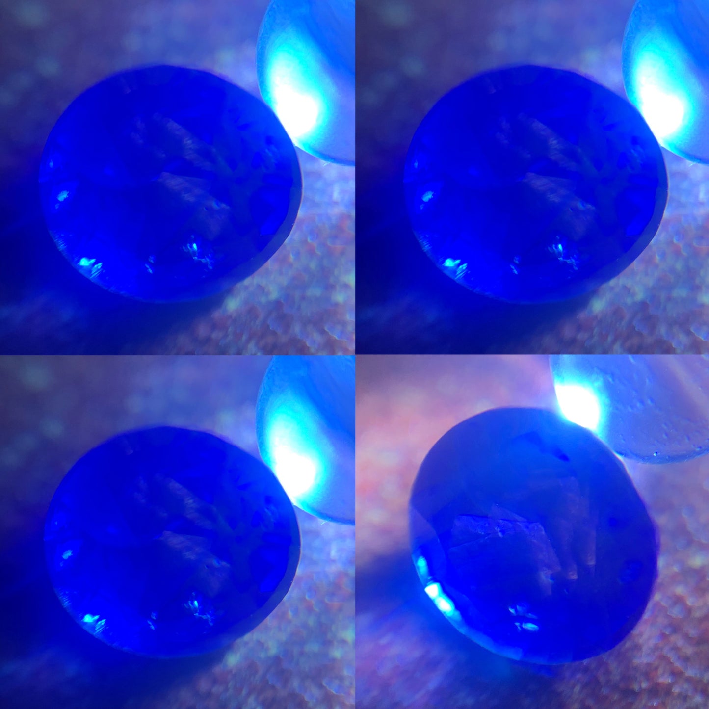 Blue Sapphire 5.5 mm Round Heated Only 1 Ct Natural Loose Gemstone for Jewelry Making