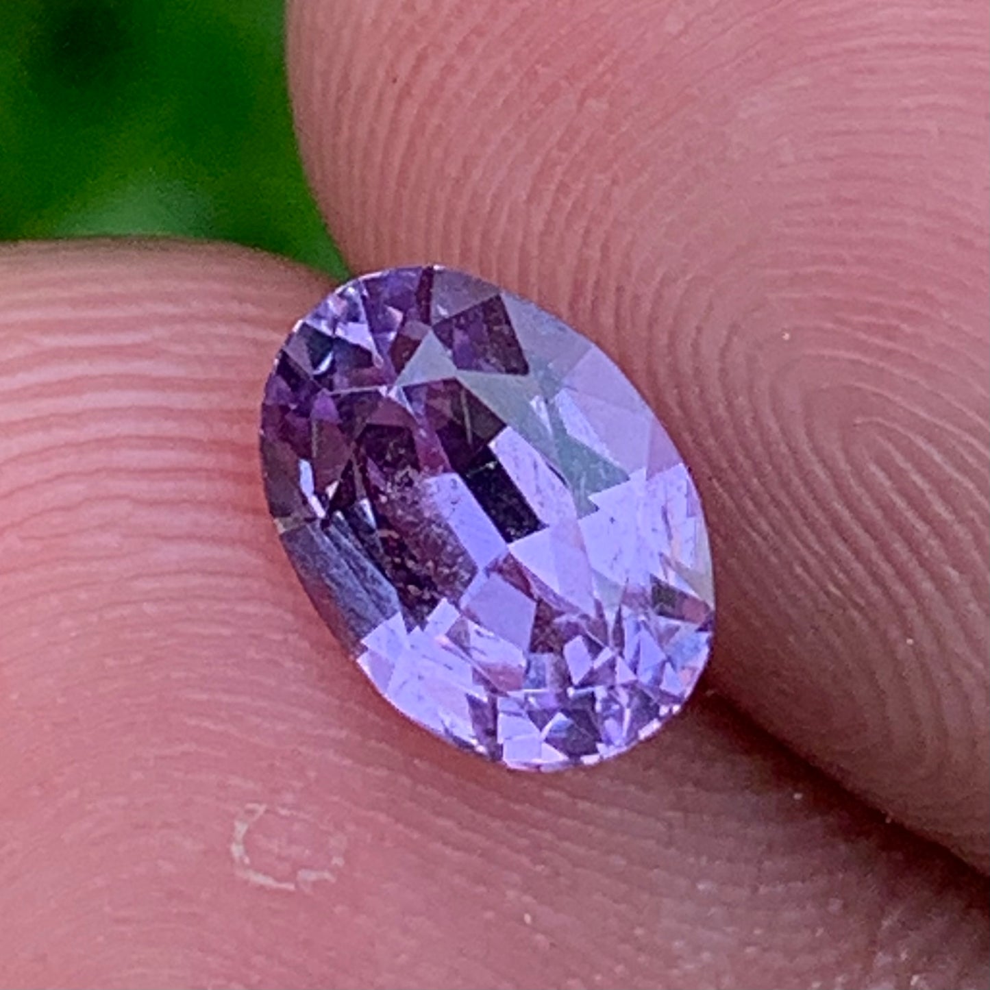 Violet Spinel Certified Oval 1.68 Ct Natural Loose Gemstone