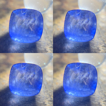 Blue Sapphire Cushion 0.89 Ct Heated Only Natural Loose Gemstone For Jewelry Making