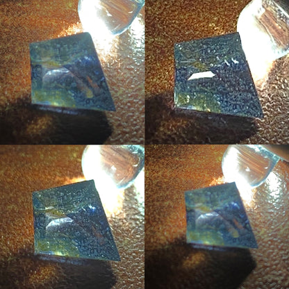 Teal Spinel Kite 1.15 Ct Heavily Included Cheap Natural Unheated Loose Gemstone from Sri Lanka