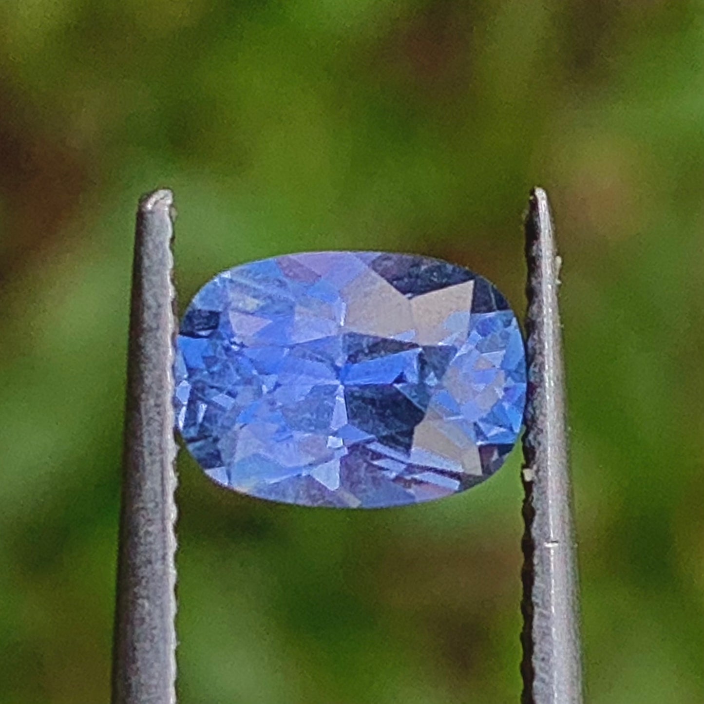 Unheated Blue Sapphire Certified Rectangular Cushion 1.04 Ct Natural Loose Gemstone