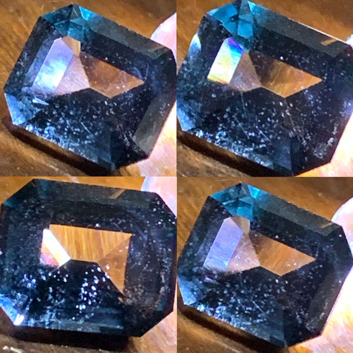 Teal Spinel Emerald Cut Octagon 2.05 Ct Natural Loose Gemstone