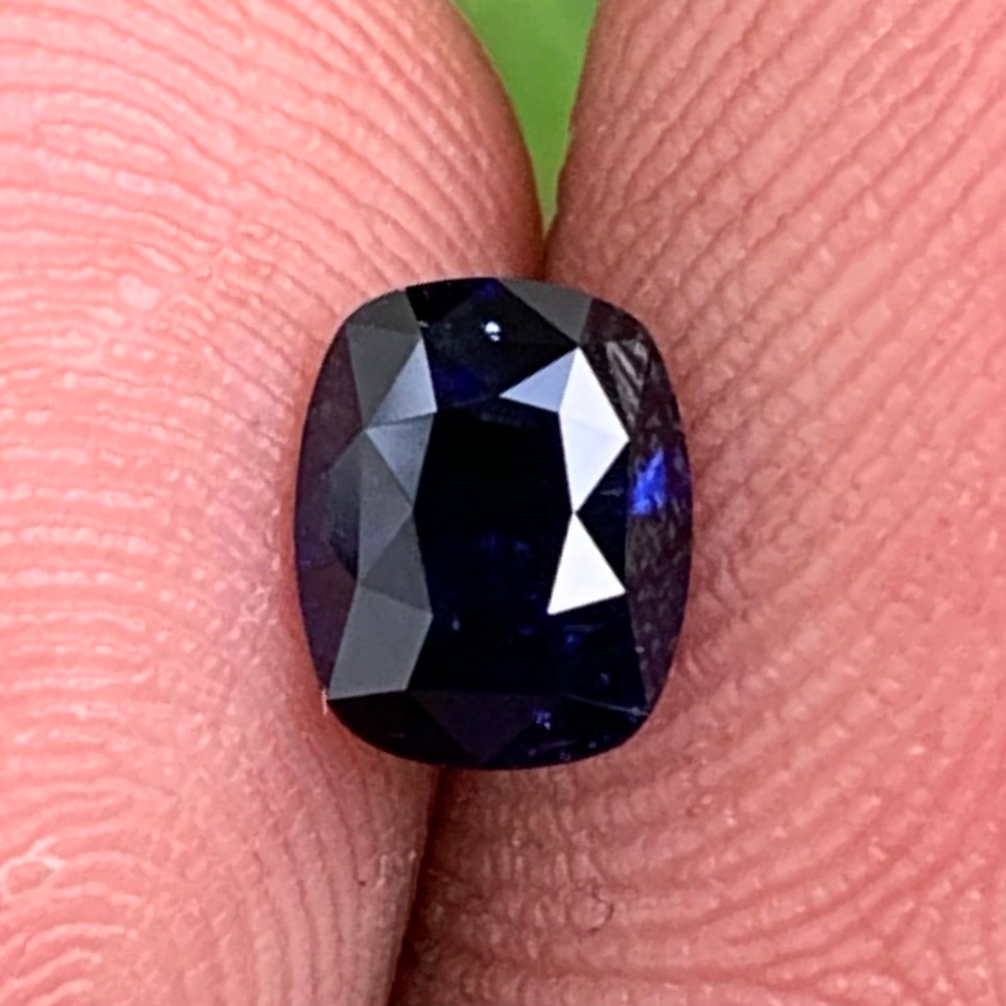 Natural Sapphire Deep Blue Loose Stone 0.95 Ct Rectangular Cushion Included Cheap Gemstone for Jewelry Making
