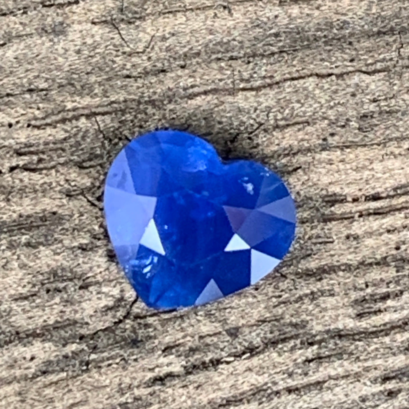 Hazy Blue Sapphire Heart 0.98 Ct Natural Loose Gemstone For Jewelry Making 💎✨