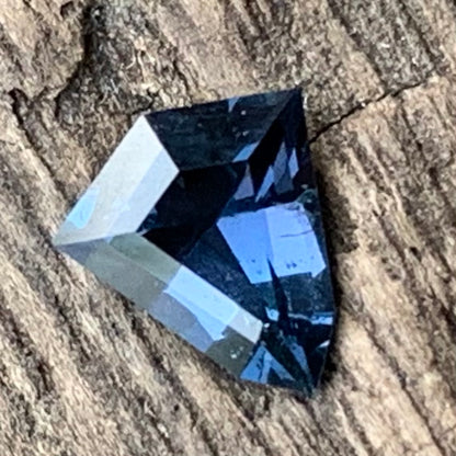 Teal Blue Geometric Shape Spinel Shield 0.45 Ct Natural Loose Gemstone From Sri Lanka