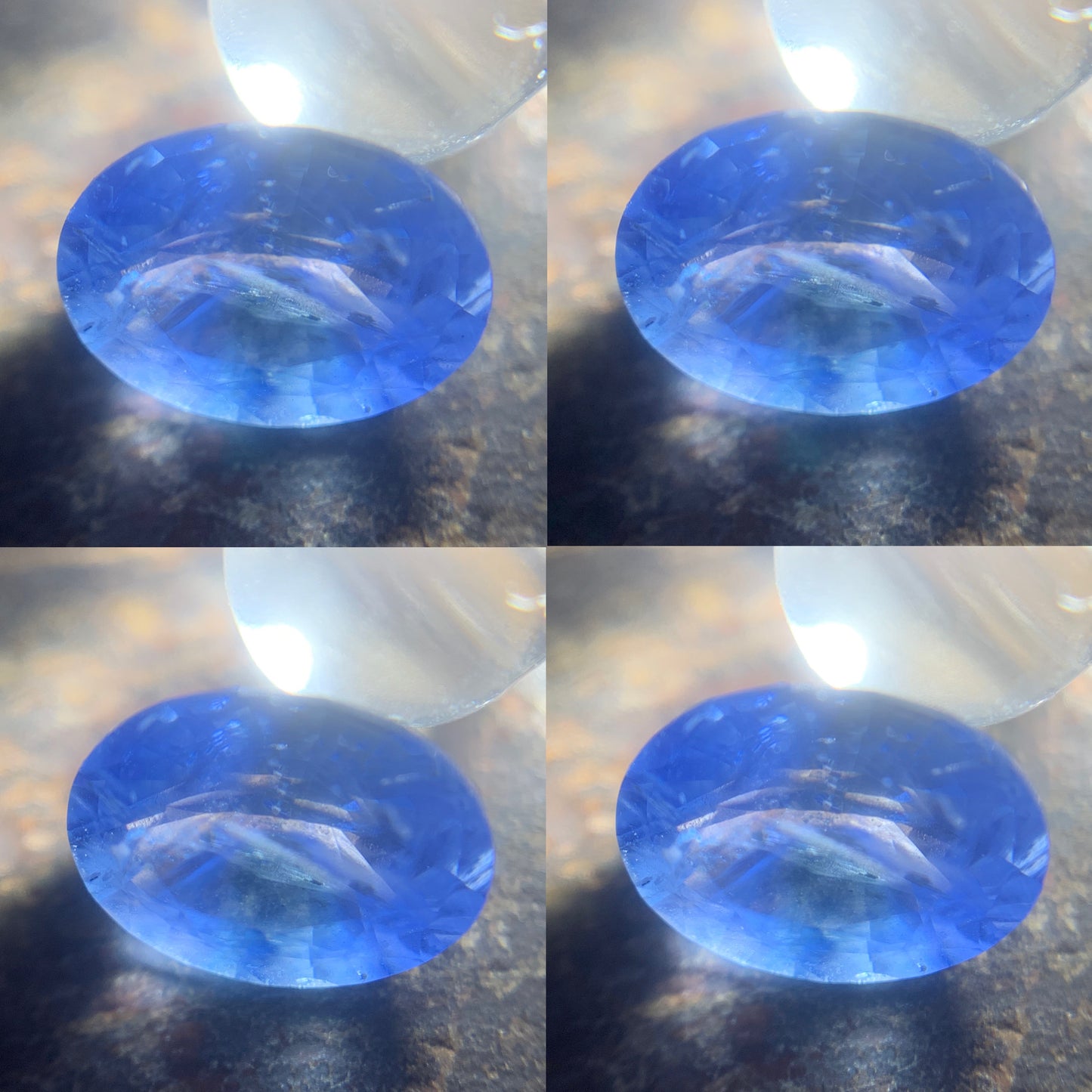 Blue Sapphire Oval 0.55 Ct Natural Loose Gemstone For Jewelry Making