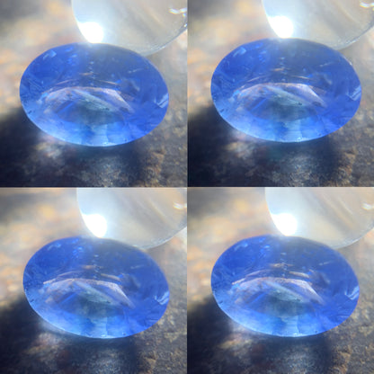 Blue Sapphire Oval 0.55 Ct Natural Loose Gemstone For Jewelry Making