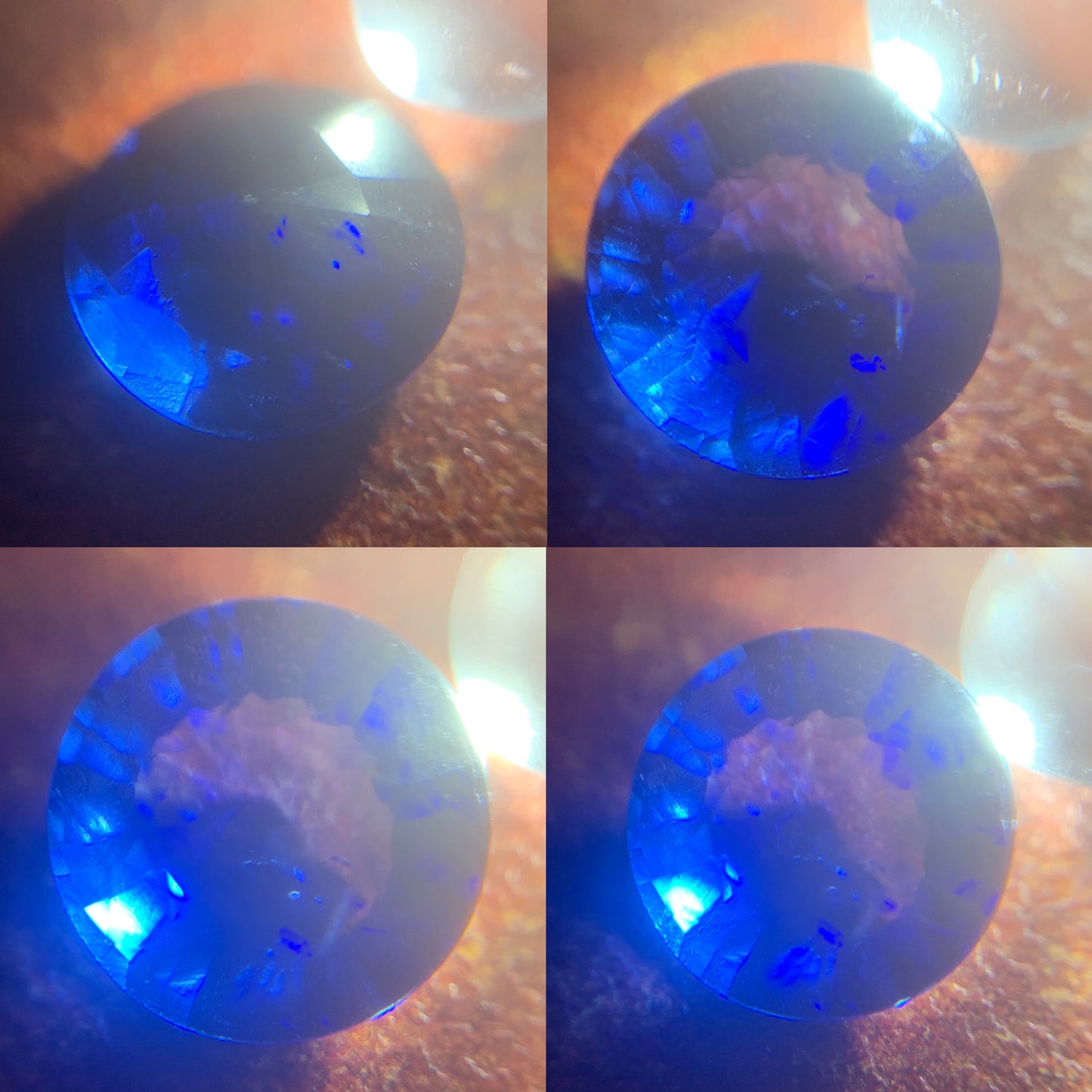 Blue Sapphire 6.5 mm Round 1.13 Ct Natural Loose Gemstone For Jewelry Making