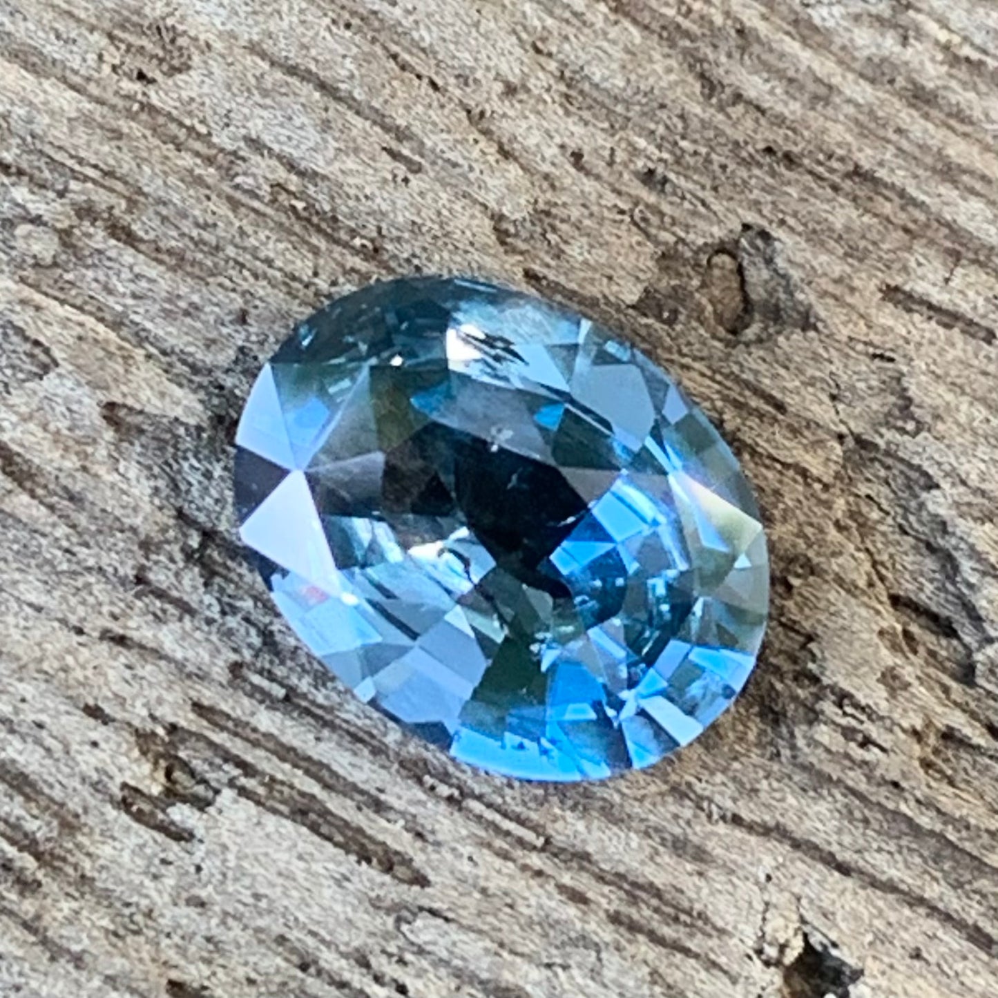 Teal Blue Spinel Oval 1.89 Ct Natural Loose Gemstone From Sri Lanka