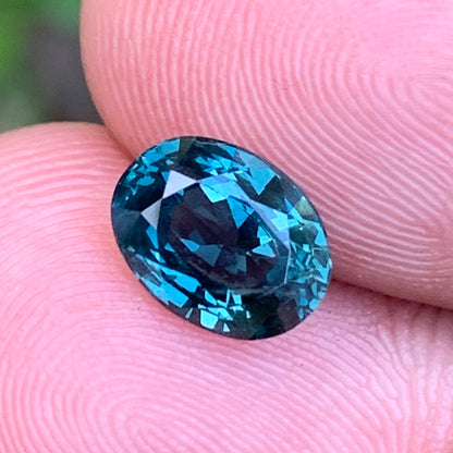 Green Spinel Oval 1.85 Ct Natural Loose Gemstone