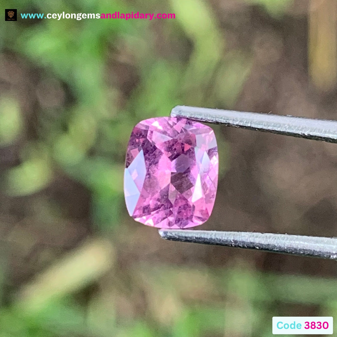 Purplish Pink Spinel Rectangular Cushion 1.25 Ct 💎
