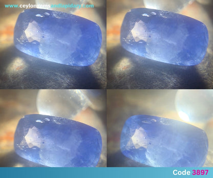✨ Blue Sapphire Rectangular Cushion 1.36 Ct Heated Only Natural Loose Gemstone For Jewelry Making 💎