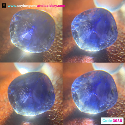 Blue Sapphire Cushion Natural Unheated Certified 1.26 Ct Loose Gemstone 💎✨