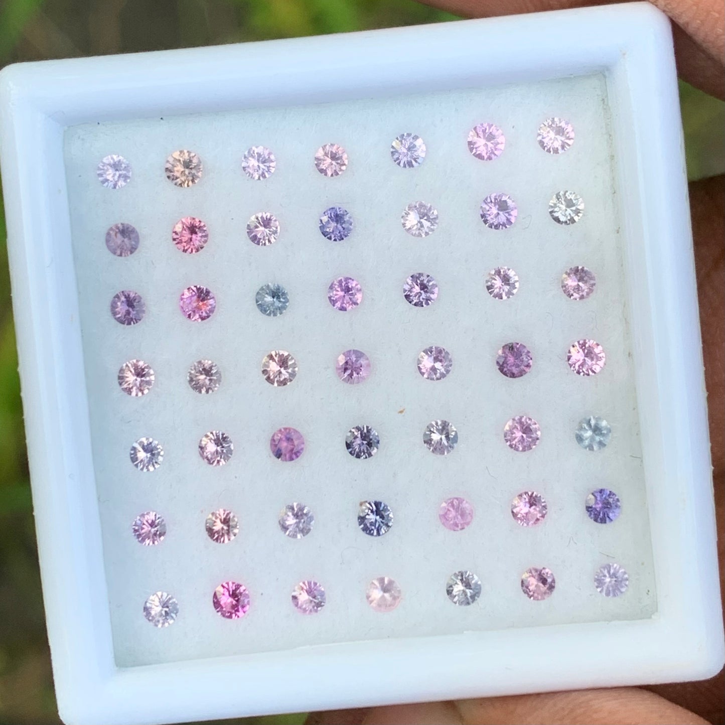 Pink & Purple Sapphire 1.83 Ct / 49 Loose Gemstone Parcel For Jewelry Making 💎✨