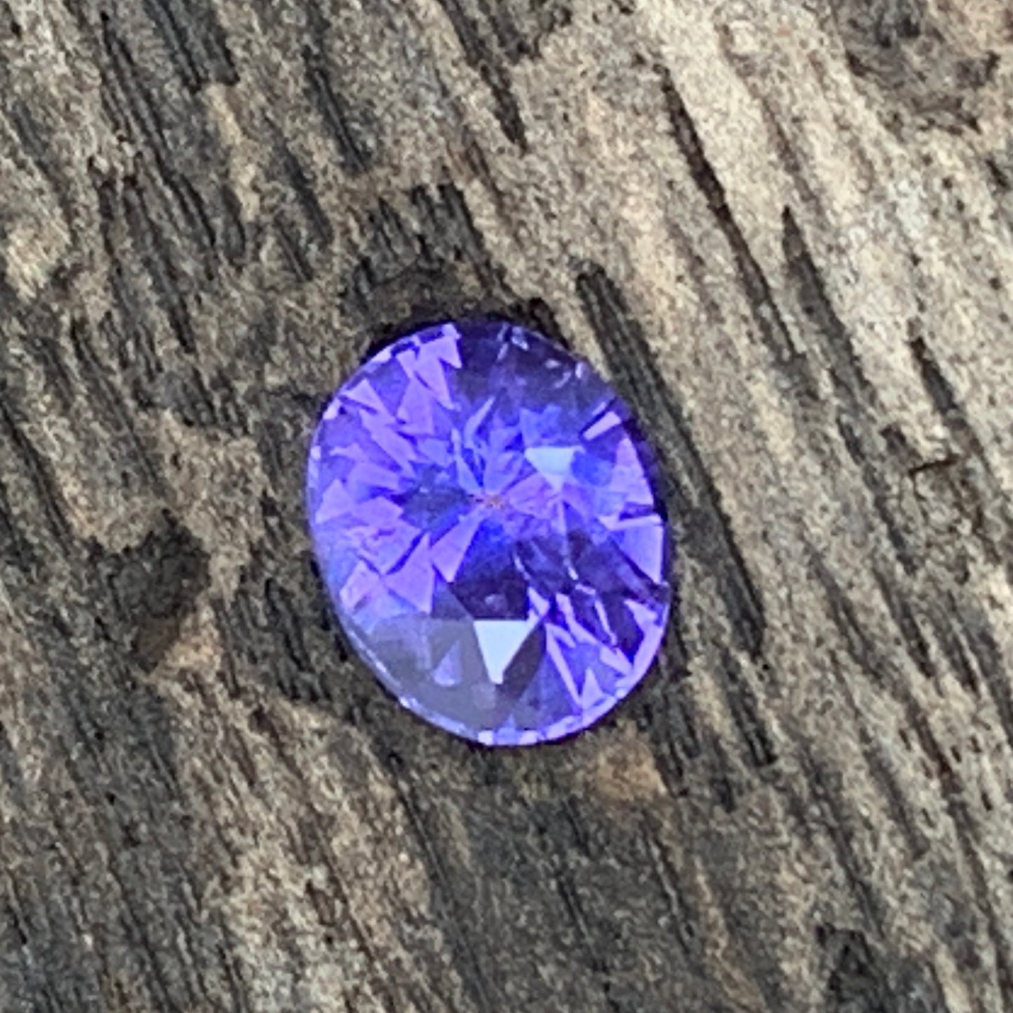 Purple Sapphire Oval 0.97 Ct Heated Only Natural Loose Gemstone For Jewelry Making
