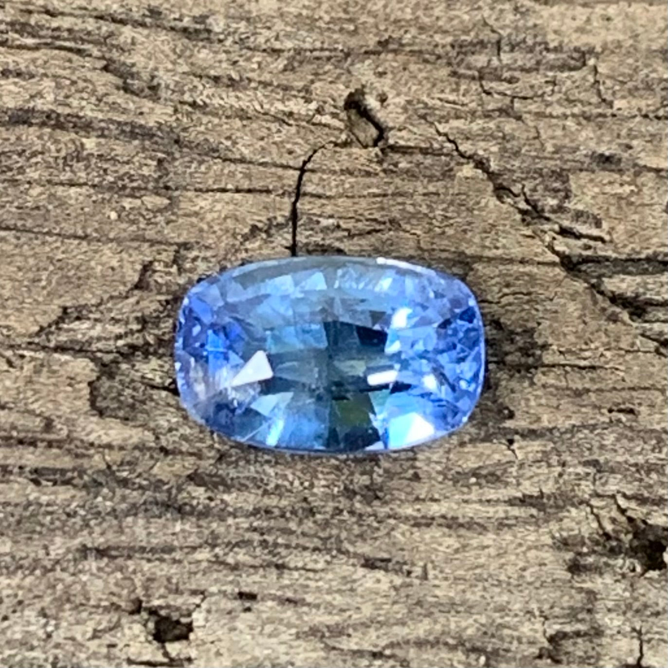 Blue Sapphire Rectangular Cushion 0.99 Ct Heated Only Natural Loose Gemstone For Jewelry Making